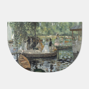 Grenouillere Renoir Impressionist Painting Art Doormat