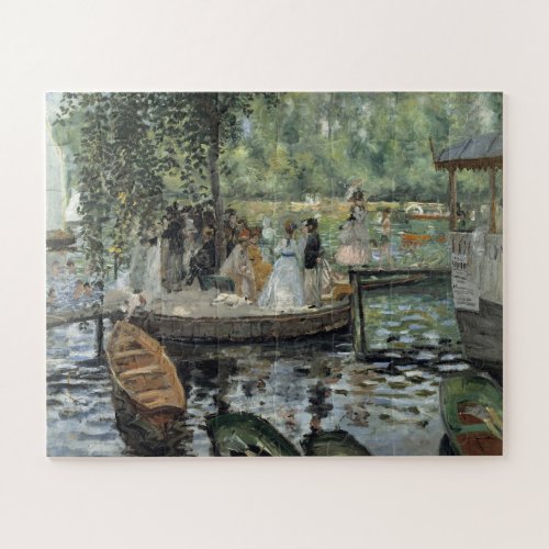 Grenouillere Renoir Impressionist Painting Art Jigsaw Puzzle