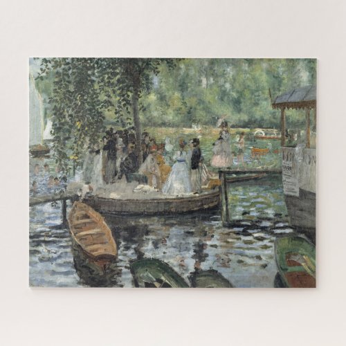 Grenouillere Renoir Impressionist Painting Art Jigsaw Puzzle