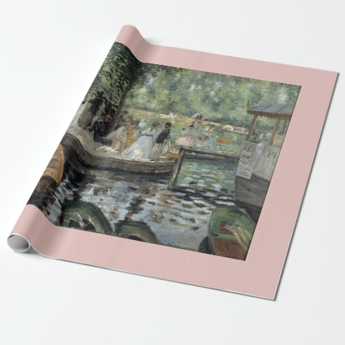 Grenouillere Renoir Impressionist Painting Art Wrapping Paper