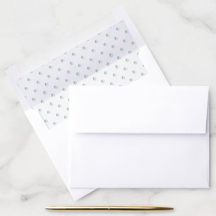 Greta Fun Dot in Slate and Green Envelope Liner