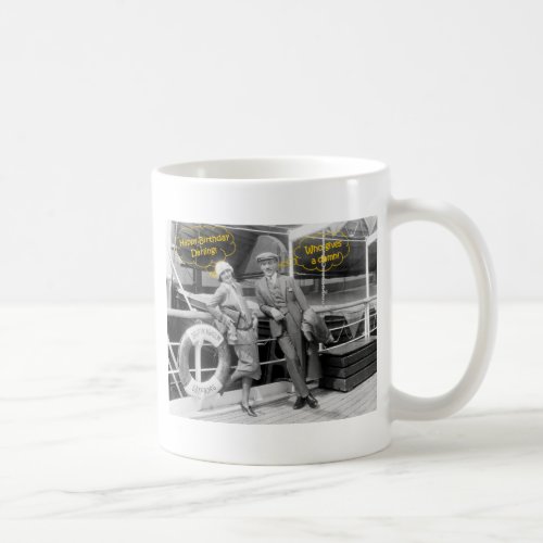 Greta Garbo and Mauritz Stiller 1925 Birthday Coffee Mug