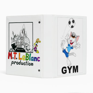 Greta Kitty School Gym Binder