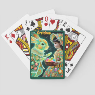 GRETCHEN ~ EASTER BUNNY GIFT EGGS ~ POKER CARDS