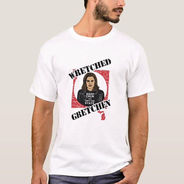 GRETCHEN WHITMER - MICHIGAN GOVERNOR - OBEY T-Shirt (Front)