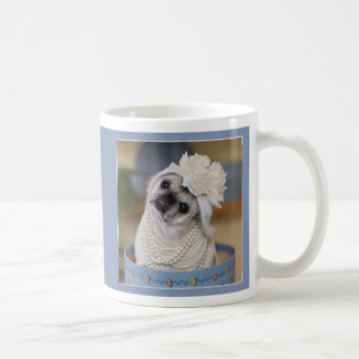 Gretta Rose in Pearls Pug Mug