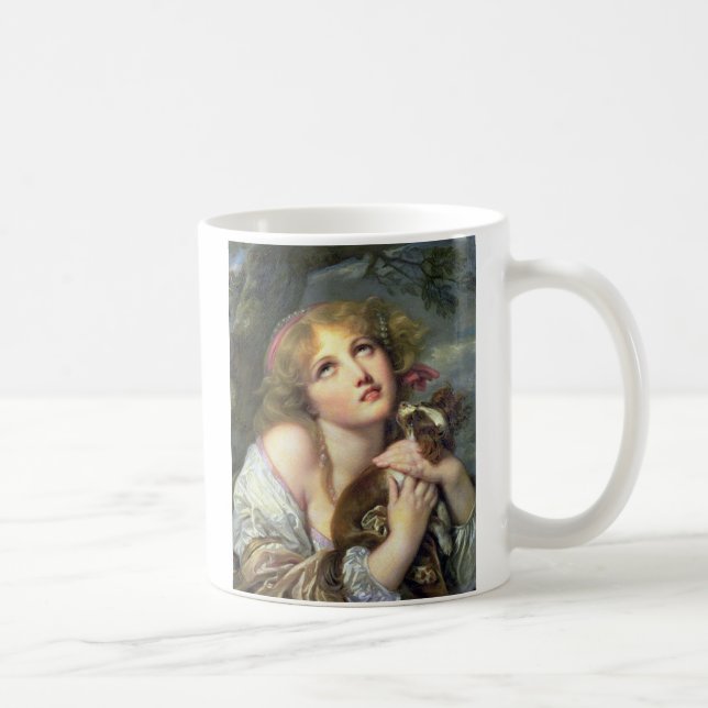 Greuze Papillon/Phalene Fidelity Coffee Mug (Right)