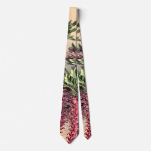 Grevillea Floral Watercolours, Gift For Friends Neck Tie