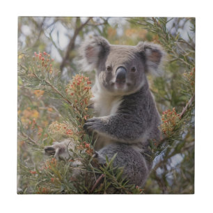 Grevillea Koala Bear, Ceramic Tile