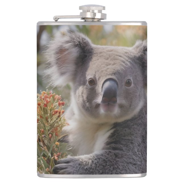 Grevillea Koala Bear, Flask (Front)