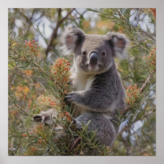 Grevillea Koala Bear, Poster (Front)