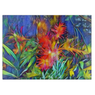 Grevillia Digital Art Cutting Board