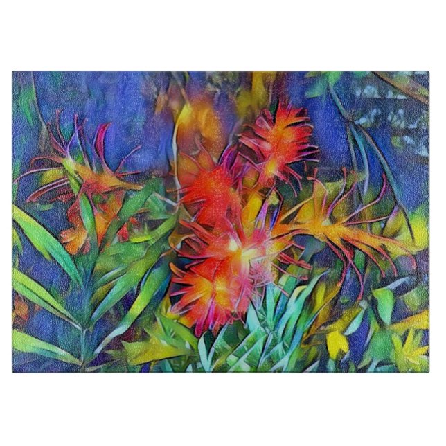 Grevillia Digital Art Cutting Board (Front)