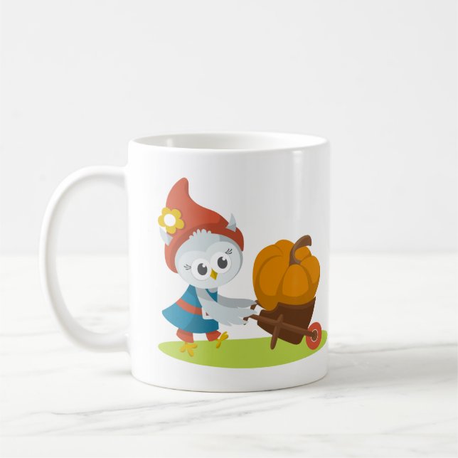 Greww and the Giant Pumpkin Coffee Mug (Left)