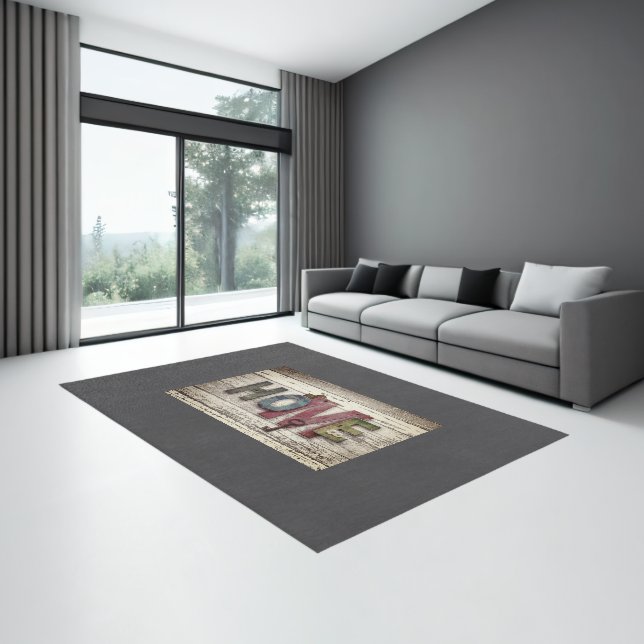 Grey 10' * 8' Indoor Area Rug (Insitu (Indoor 3))