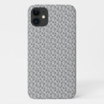 Grey 70's year styling squares iPhone 11 case