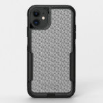Grey 70's year styling squares OtterBox commuter iPhone 11 case