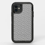 Grey 70's year styling squares OtterBox defender iPhone 11 case