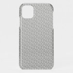 Grey 70's year styling squares iPhone 11 case