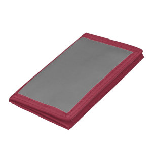 Grey #767676, Gunsmoke Tri-fold Wallet