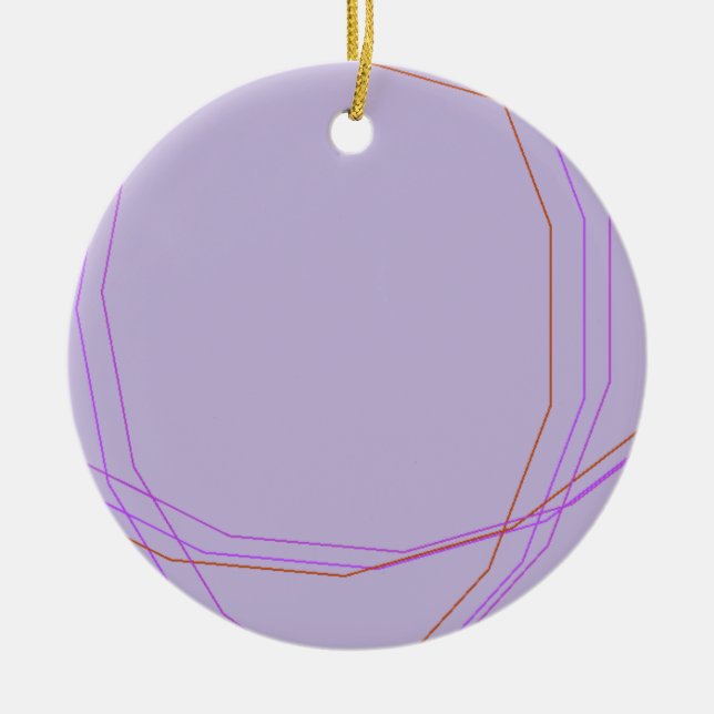 grey 8297 abstract art ceramic ornament (Front)