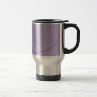 grey 8297 abstract art DESIGN BY YAEI Travel Mug