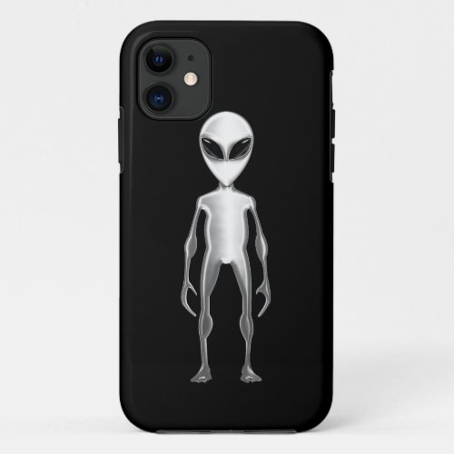 Grey Alien iPhone 11 Case