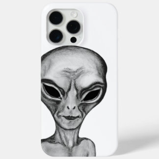 Grey Alien iPhone 15 Pro Max Case