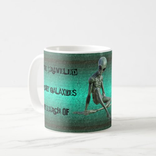 Grey Alien Coffee Lover  Mug