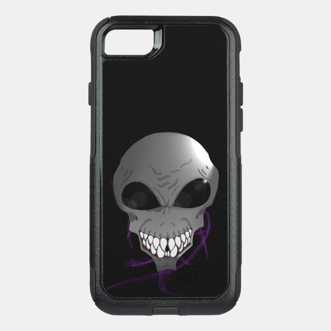 Grey alien Custom OtterBox Apple iPhone case (Back)