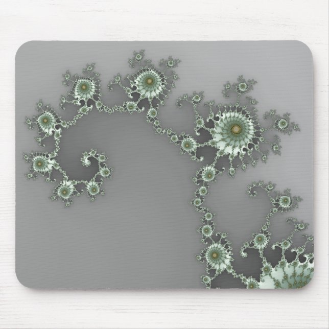 Grey Alien - Fractal Mousepad (Front)