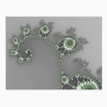 Grey Alien - Fractal Postcard