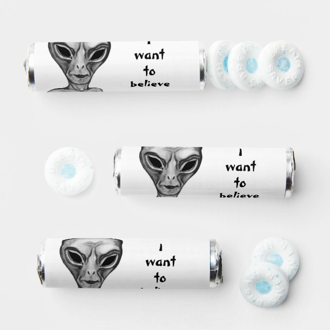Grey Alien , I want to believe Breath Savers® Mints (Assorted)