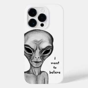 Grey Alien , I want to believe Case-Mate iPhone 14 Pro Case