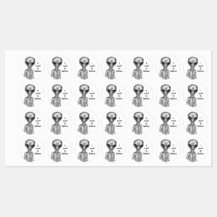 Grey Alien , I want to believe Labels