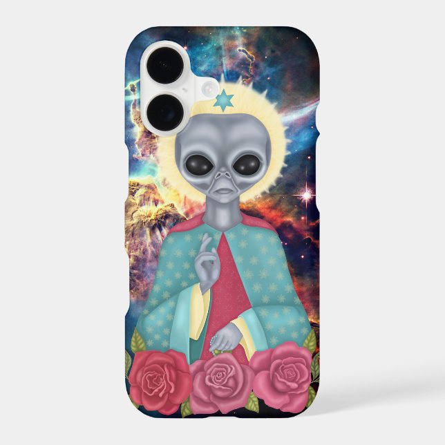Grey Alien Iphone Case (Back)