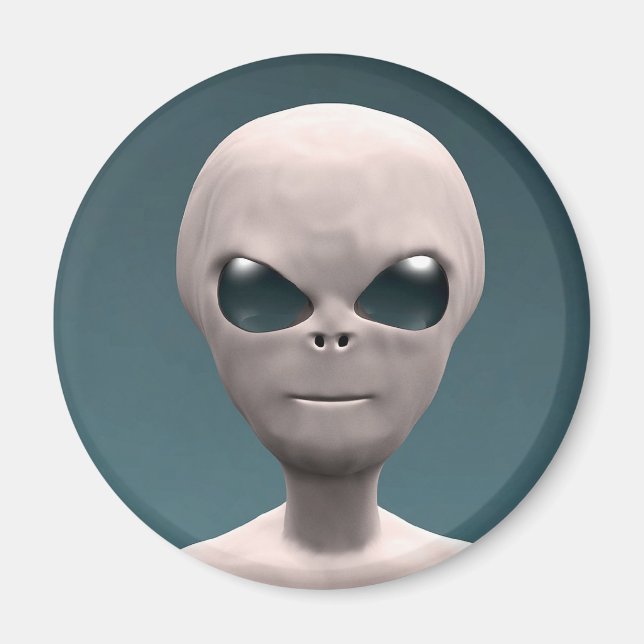 Grey Alien Magnet (Front)