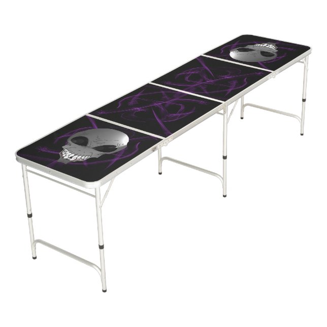 Grey alien Regulation Size Beer Pong Table (Angled)