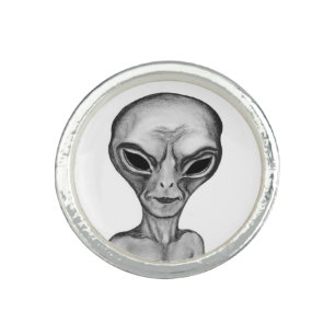 Grey Alien Ring