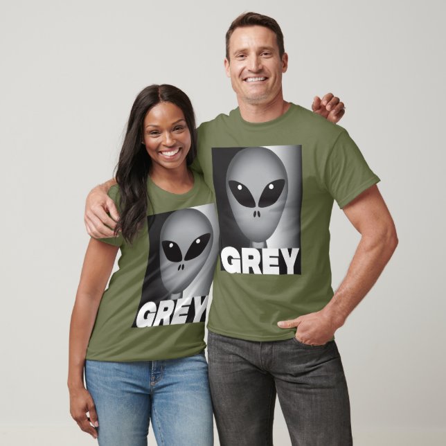 Grey Alien T-Shirt (Unisex)