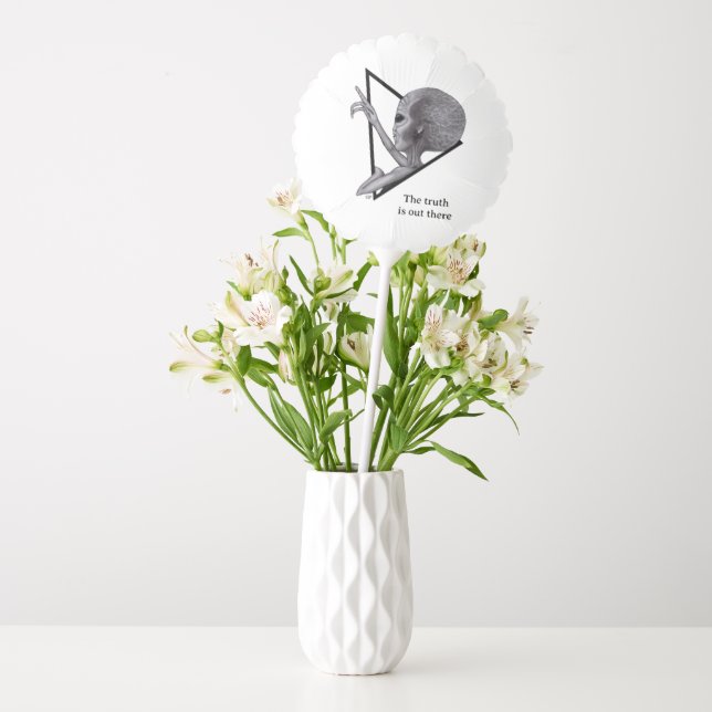 Grey Alien, the truth is out there Balloon (Vase)