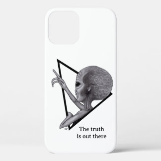 Grey Alien, the truth is out there iPhone 12 Pro Case