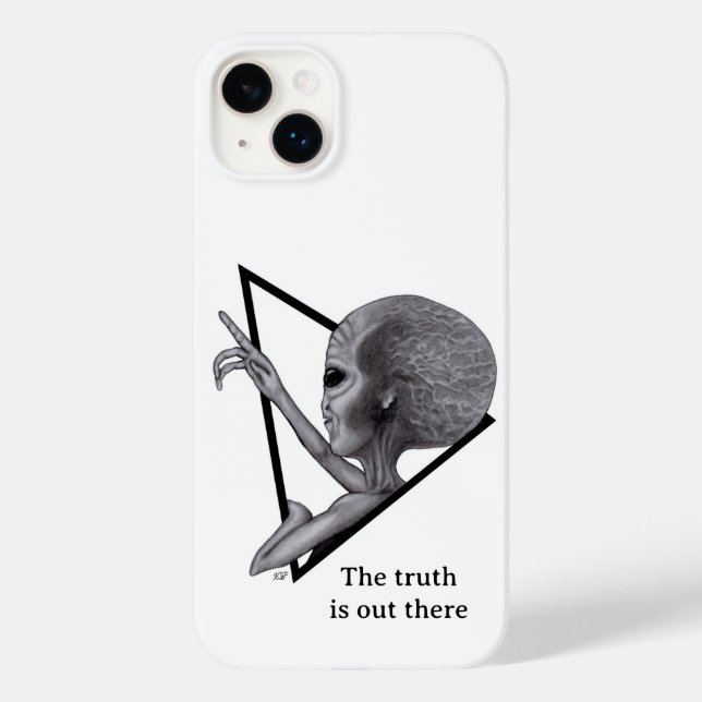 Grey Alien, the truth is out there Case-Mate iPhone Case (Back)
