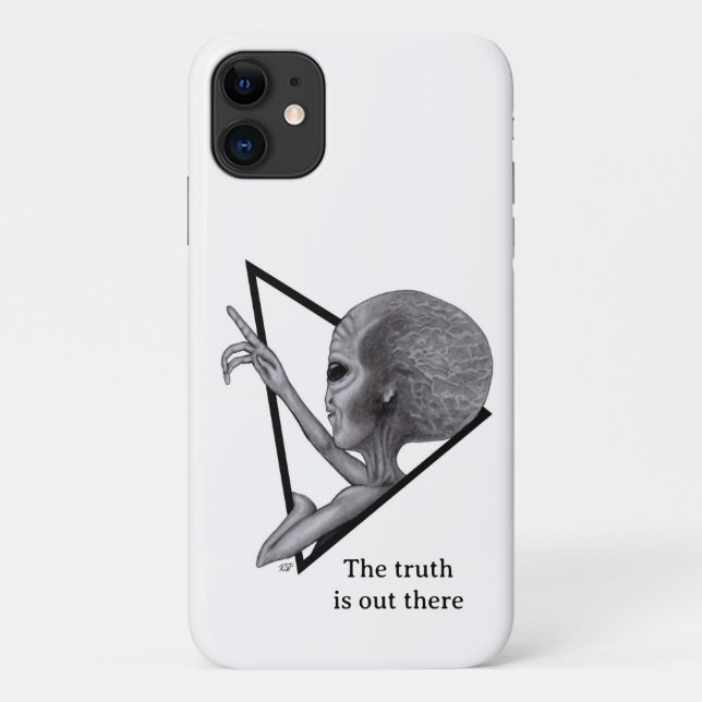 Grey Alien, the truth is out there Case-Mate iPhone Case (Back)