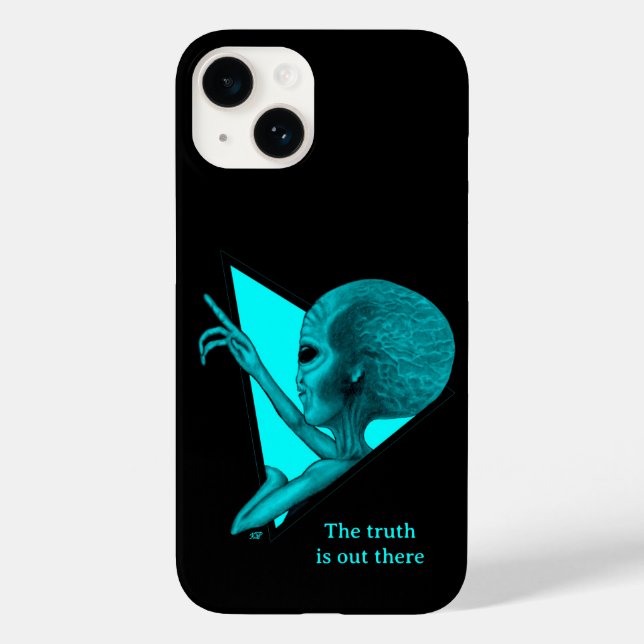 Grey Alien, the truth is out there Case-Mate iPhone Case (Back)