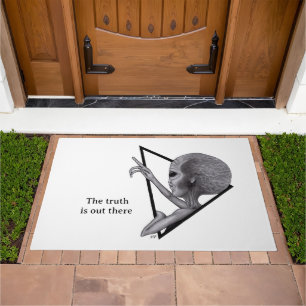 Grey Alien, the truth is out there Doormat