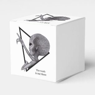 Grey Alien, the truth is out there Favor Boxes