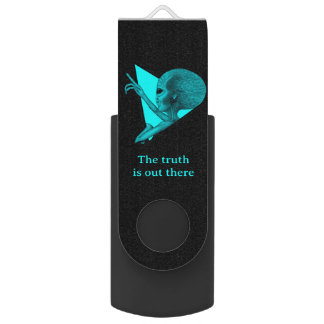 Grey Alien, the truth is out there Flash Drive