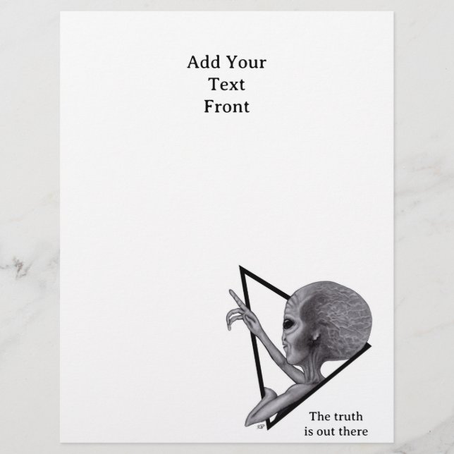 Grey Alien, the truth is out there Flyer