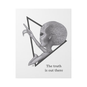 Grey Alien, the truth is out there Gallery Wrap